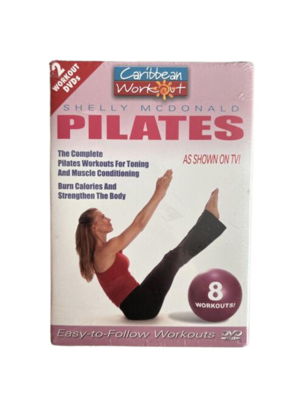 Caribbean Workout 2 Pack - Pilates/Pilates Plus (DVD, 2006, 2-Disc Set)